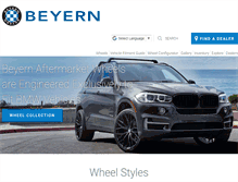 Tablet Screenshot of beyernwheels.com